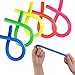 Stretch Strings (Pack of 10, 5 colors) by Austor - Fidget Sensory Toys Stretches from 10 Inches to 8 Feet, Relieve Stress for Children, Adults and those with ADHD ADD OCD Autism
