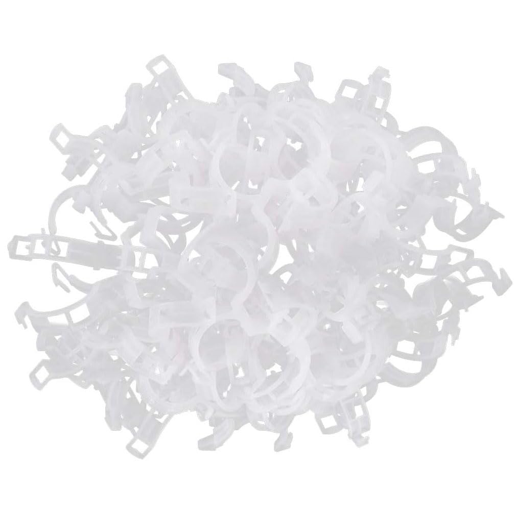 100PCS Tomato Clips Garden Plant Clips Plant Supports for Garden Tomato Plant Support Plant Support Clips for Fixing Tomatoes, Cucumbers