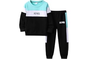 Lianpyxa Boy Clothes Plant Camouflage Pants LA Letter Print Top Sweatsuit Fall Boys Outfits Set