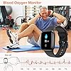 YAMAY Smart Watch,Fitness Trackers With Heart Rate Monitor/Pulse Oximeter/Blood Oxygen Monitor/Blood Pressure Monitor…
