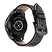 OXWALLEN Compatible with Samsung Galaxy Watch 46mm, Gear S3 Frontier Quick Release Watch Band, fit 22mm Mens Garmin, Fossil, Pebble & Traditonal Watches - Black/Black Buckle