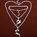 YAZILIND 2pcs Mens Womens Puzzle Stainless Steel Love Pendant Couple Necklace 17