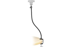 25 inch Flexible Jaw Long Arm Swivel Clamp Clip Mount Holder for Logitech Webcam C922 C930e C930 C920 C615