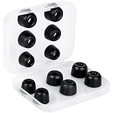 [6 Pairs] Kbear KF01 Memory Foam Replacement Earbud Tips for Wireless Earphone/Wired Earbuds, Secure Fit and Supreme Comfort,