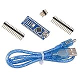 ELEGOO For Arduino Nano V3.0, Nano board CH340/ATmega328P with USB cable, compatible with Arduino Nano V3.0 (Nano x 1 + cable)