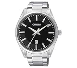 Citizen Men's Black Dial Stainless Steel Watch