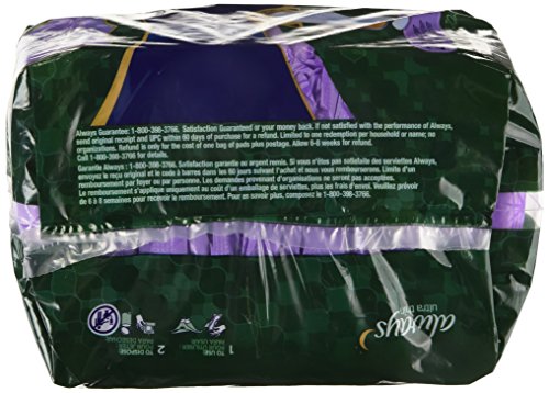 Always Ultra Thin Extra Heavy Overnight Pads, 24 Count