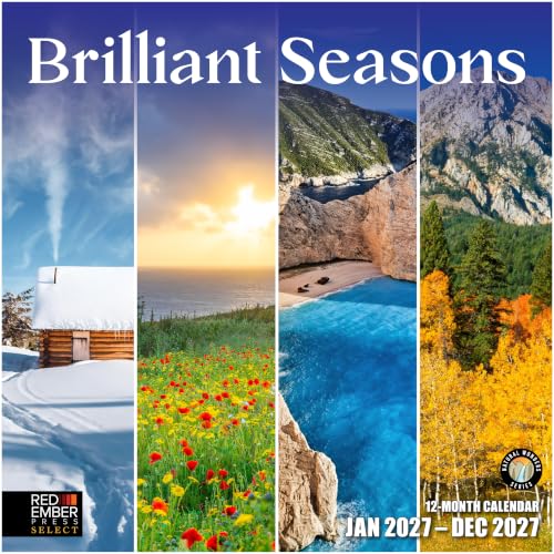 Brilliant Seasons 2027 Wall Calendar