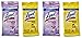 Lysol Disinfecting Wipes, On the Go Travel Size, Lemon and Lavender Scents, 4-pk