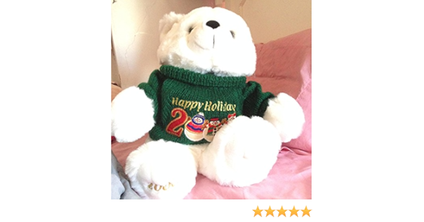 Kmart 2022 Christmas Bear Amazon.com: Kmart Main Joy 2000 Seasons Greeting Teddy Bear 17" Stuffed  Animal Plush Toy Nwt : Toys & Games
