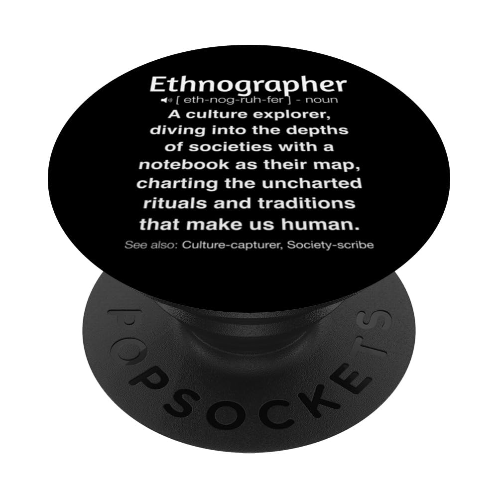 Funny Ethnographer PopSockets Swappable PopGrip