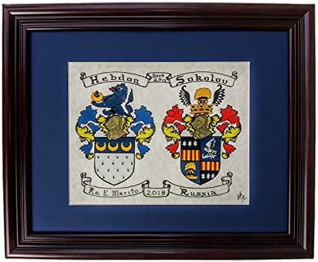 Paintings - Double Coat of Arms. Hand-Painted