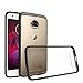 Moto Z2 Force Case,Moto Z2 Force Droid - Suensan Armor Clear PC Back TPU Shock Absorption Technology Raised Bezels Protective Cases Cover for Motorola Moto Z2 Force Droid (Black CLear)