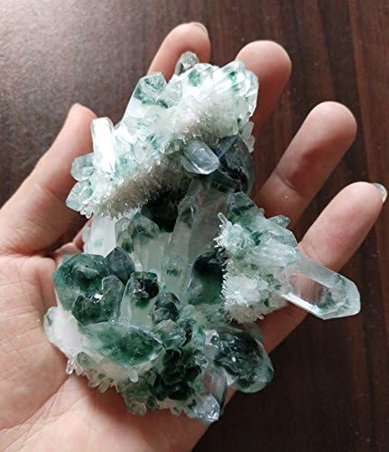 Realgem-natural quartz crystal cluster Druzy crystal wand,Speciment one pack, each speciment different unique (cluster 3"+)