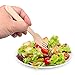 POPCO 250-Piece Disposable Wooden Cutlery Set: 100 Forks, 100 Knives, 50 Spoons, 6.5 inches Length, 100% All-Natural, Eco-Friendly, Biodegradable, and Compostable