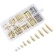eBoot 180 Pieces Male Female Hex Brass Spacer Standoff Screw Nut Assortment Kit (M2.5)