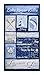 Timeless Treasures Lake Rules 23.5'' Panel Blue Fabric By The Yard