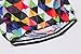 Men's Cycling Jersey Short Sleeve Bike Clothing Multicolored Diamond Size XL