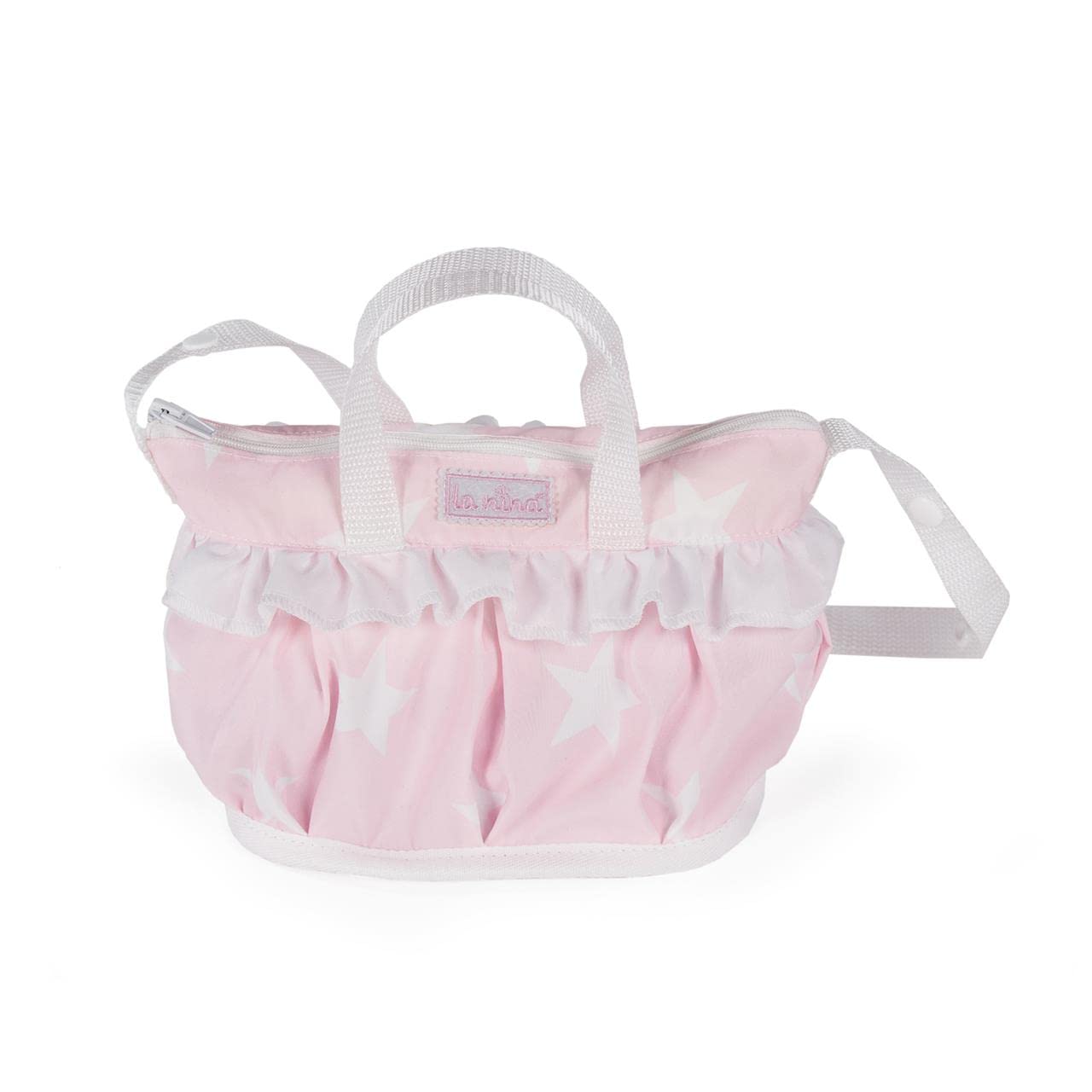 La Nina Diset Small Carlota Bag (21 x 16 x 10 cm) Basket Toy, Pink, 16 x 21 x 10 cm, Over 3 Years (Diset 60413)