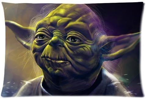 Custom Star Wars Episode I yoda Aliens Rectangle Pillowcase Covers in Size 16x24 Inch (Two Sides) Number-1