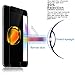 iPhone 7 Screen Protector, Awakelion 3D Curve Full-Cover Tempered Glass , Cover Edge-to-Edge [Grade A from Japan] [Anti Blue-Light] [9H Hardness] [HD Clear] [Bubble Free] (Black)