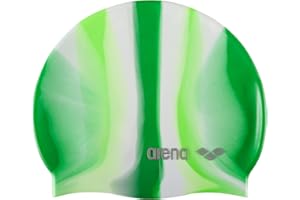 Arena HD Unisex Adult Elastic Silicone Swim Cap for Men and Women, Fitness Swimming Gear Soft and Stretchy Pool Bathing Cap