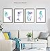 Barri Design Mermaid Poster Mermaid Canvas Wall Art Prints Painting Decoration Pictures Watercolor Poster Mermaids Wall Decor Girls Room Wall Art Kids Room Decor (UNFRAMED)