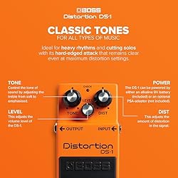 BOSS DS-1 Distortion | Compact Distortion Pedal