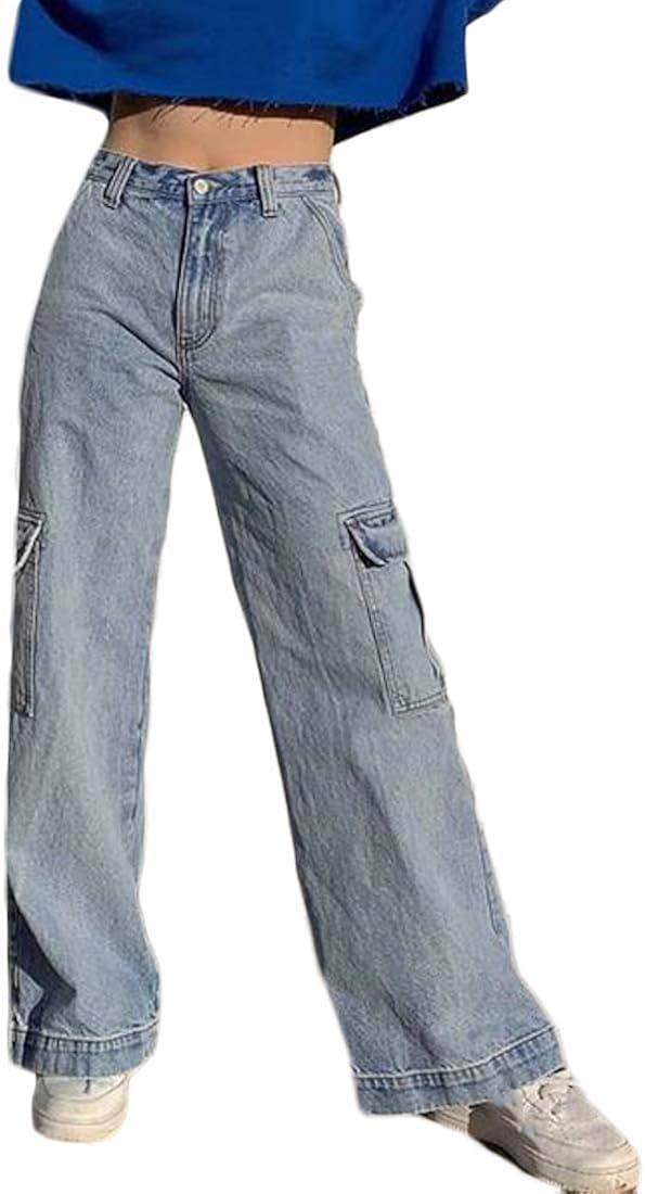 Straight leg cargo jeans Clearance