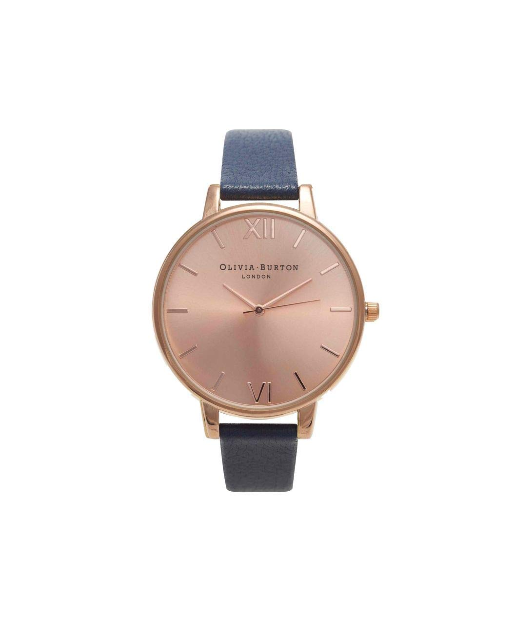 Olivia Burton Big Dial Navy and Rose Gold Women's Watch