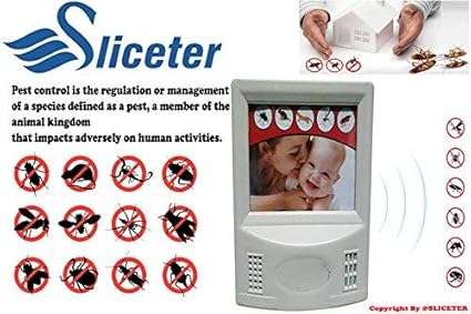 SLICETER Family Suraksha Ultrasonic Pest Repellent Fleas,Rat, Spider, Cockroach & Ants Repeller Health Care System - No Killing, No Poison,No Chemical, No Refilling, Non-Toxic