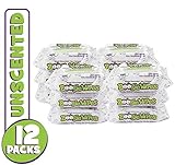 Boogie Wipes, Unscented Wet Wipes for Baby and Kids, Nose, Face, Hand and Body, Soft and Sensitive Tissue Made with Natural Saline, Aloe, Chamomile and Vitamin E, 30 Count (Pack of 12)