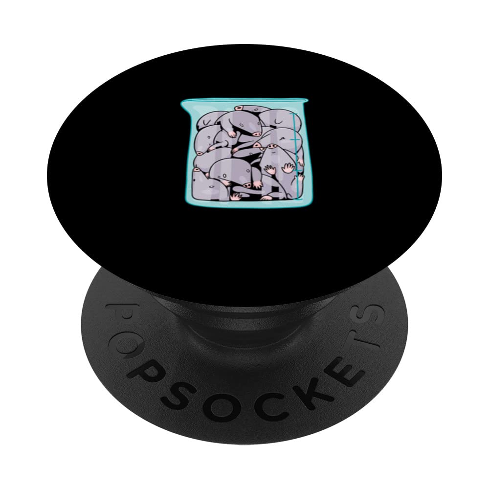 Two Moles Per Liter Science Pun Theme Chemistry Nerd Humor PopSockets Swappable PopGrip