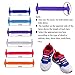 Uniqhia No Tie Shoelaces for Kids - Multicolor Fashion Sports Fan Shoelaces - Fits Most Types Shoes - Sneaker Boots, Board Shoes Sport Shoes and Leisure Footwear (Black+White+Color, 3 Pack for Kids)