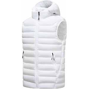 Lmlmigy Mens Packable Puffer Jacket Lightweight Hooded Winter Quilted Coat | Everyday,Weekend Casual, Street Style,Commute,Ev