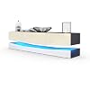 Vladon-Mueble-TV-City-Comoda-TV-con-Elemento-Inferior-1-Compartimento-Abierto-y-3-Cajones-Negro-de-Alto-BrilloCrema Vladon-Mueble-TV-City-Comoda-TV-con-Elemento-Inferior-1-Compartimento-Abierto-y-3-Cajones-Negro-de-Alto-BrilloCrema