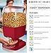 SHARPER IMAGE Motion Activated Candy Dispenser for Small Gumballs, Nuts, Snacks, Touchless Hands-Free Sensor Detector Easy Fill Treat Canister for Kids/Adults, Battery Operated for Home/Office (Red)