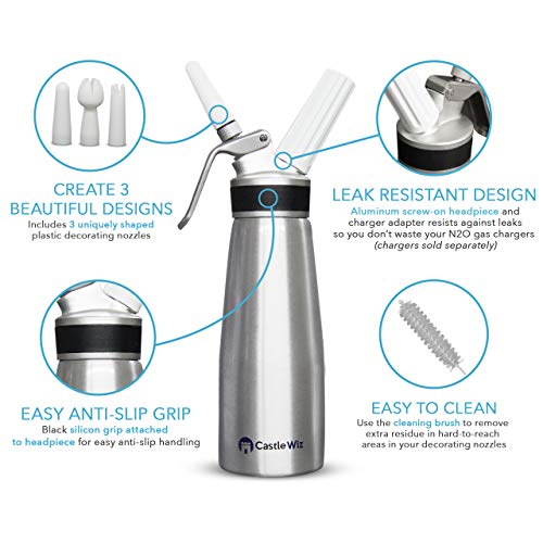 Whipped Cream Dispenser Professional Grade Whipped Cream Maker