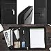 Business Portfolio with Writing Pad, Professional Folder with Zippered Closure, for Resume, Presentation,and 11 Inch Tablet Sleeve for iPhone, iPad, Tablets, Notebooks, 8.5 x 11.5 Inches Black