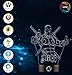 3D Optical Illusion Night Light - 7 LED Color Changing Lamp - Cool Soft Light Safe for Kids - Solution for Nightmares - Marvel Comics Deadpool