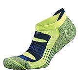 Balega Blister Resist No Show Socks, Neon Yellow, Small