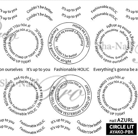 Amazon 写 ネイル Plus サークル リット ブラック アート ネイル 用品 Parts Sha Nail パーツ写ネイル シール ステッカー 通販