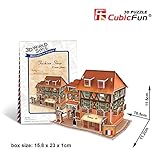 Cubicfun Cubic Fun 3d Puzzle Model 31pcs France Flavor Fashion Shop 6.5