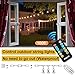 Palawell Outdoor Dimmer, 350W 100Ft Dimmer Switch for String Lights Dimmable Brightness 25% 50% 75% 100%,Outdoor String Light/LED Bulb Timer 2H 4H 6H 8H