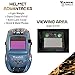 Tanox Auto Darkening Solar Powered Welding Helmet ADF-206S(USA Power): Shade Lens, Tig Mig MMA, Adjustable Range 4/9-13, Grinding 0000, Plus 16 Inch Kevlar Fire Retardant Welding Gloves