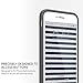 DesignSkin Slider iPhone 6s / 6 Case with Sliding Card Slot Extreme Heavy Duty Bumper Protection with Card Holder 3-Layer Wallet Case Cover for iPhone 6s (2015) / iPhone 6 (2014) - Blue Stripe