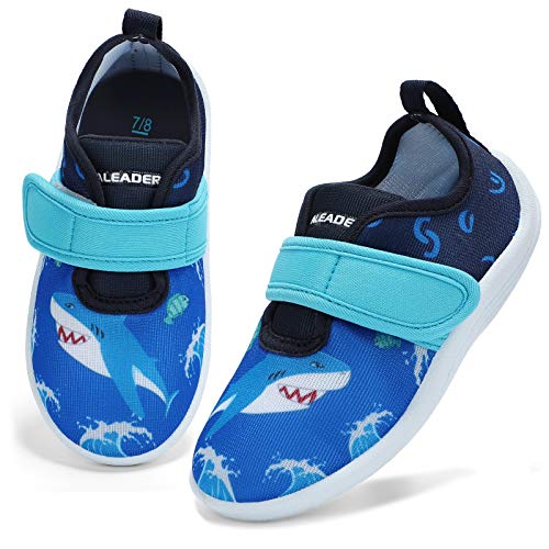ALEADER Water Shoes Toddler Quick Dry Boys Swim Shoes Kids Aqua