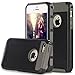 Ailun Phone Case for iPhone 5s/Se(2016)/5 Soft TPU Bumper Hard Shell Solid PC Back Shock Absorption Hybrid Dual Layer Slim Cover Black