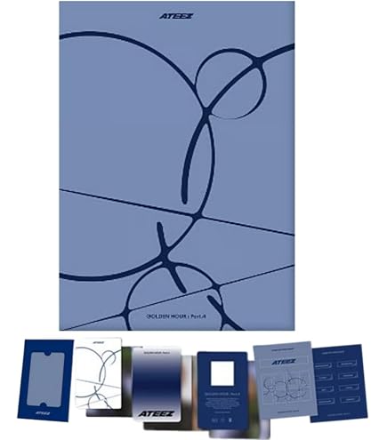 Amazon.com: ATEEZ GOLDEN HOUR Part.4 Album [A Ver.] Photobook + CD