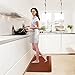 casa pura Kitchen Mat | Anti-Fatigue Standing Comfort Mat | Non-Slip Memory Foam Pad | Floor Mat for Business and Home Use | 3/4 Inch Thick | 20x30 Inches - Brown
